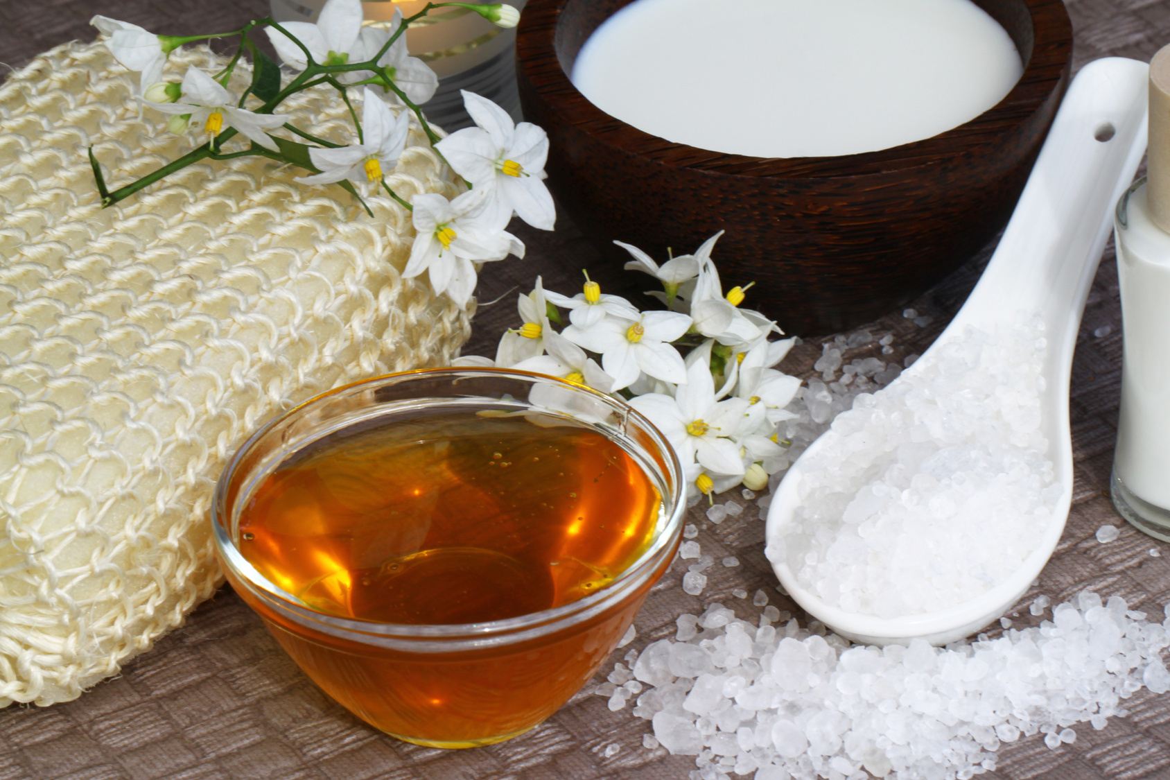 Honig-Salz-Peeling selber machen