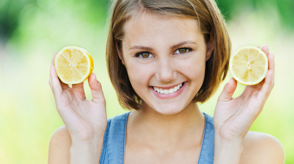 Zitronen für die Haarpflege