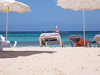 Strand im Sommer auf Formentera