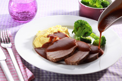 Selbstgemachte Soße zum Braten