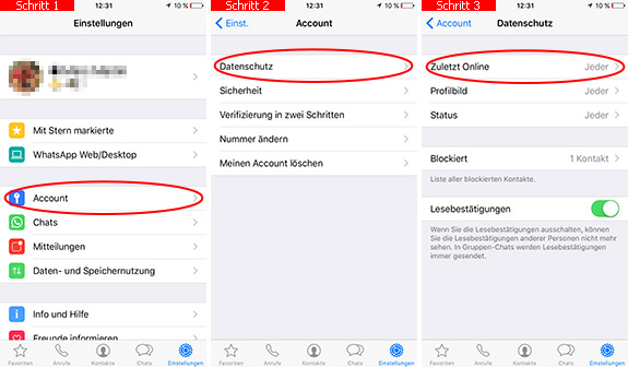 Manipulieren zuletzt kann whatsapp man online WhatsApp falsche