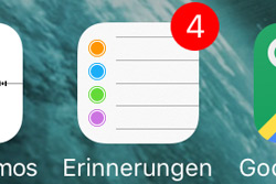 App Erinnerungen auf dem iPhone