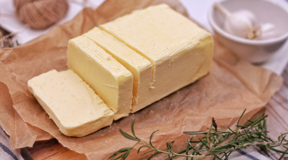 Geschnittene Butter