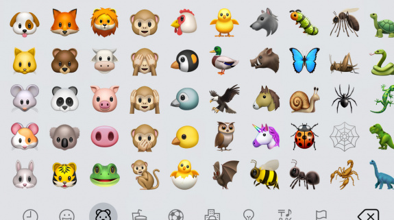 Emoji-Symbole auf dem iPhone