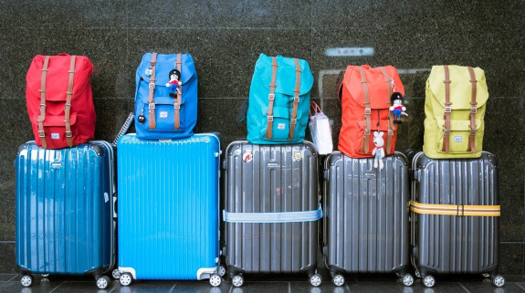 Koffer mit Kofferband
