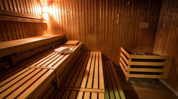 Sauna von innen