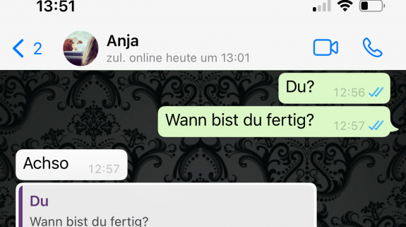 Zuletzt-online-Anzeige bei WhatsApp